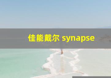 佳能戴尔 synapse